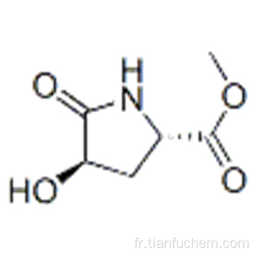 Proline, 4-hydroxy-5-oxo, ester méthylique, trans- (9CI) CAS 180321-18-0